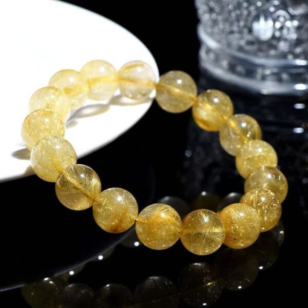 微信图片_20250325212539 Zenith Crystals | Golden Rutilated Quartz Bracelet